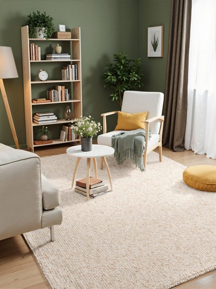 Flycarpets Laagpolig Vloerkleed - Rocco Bolletjes Crème