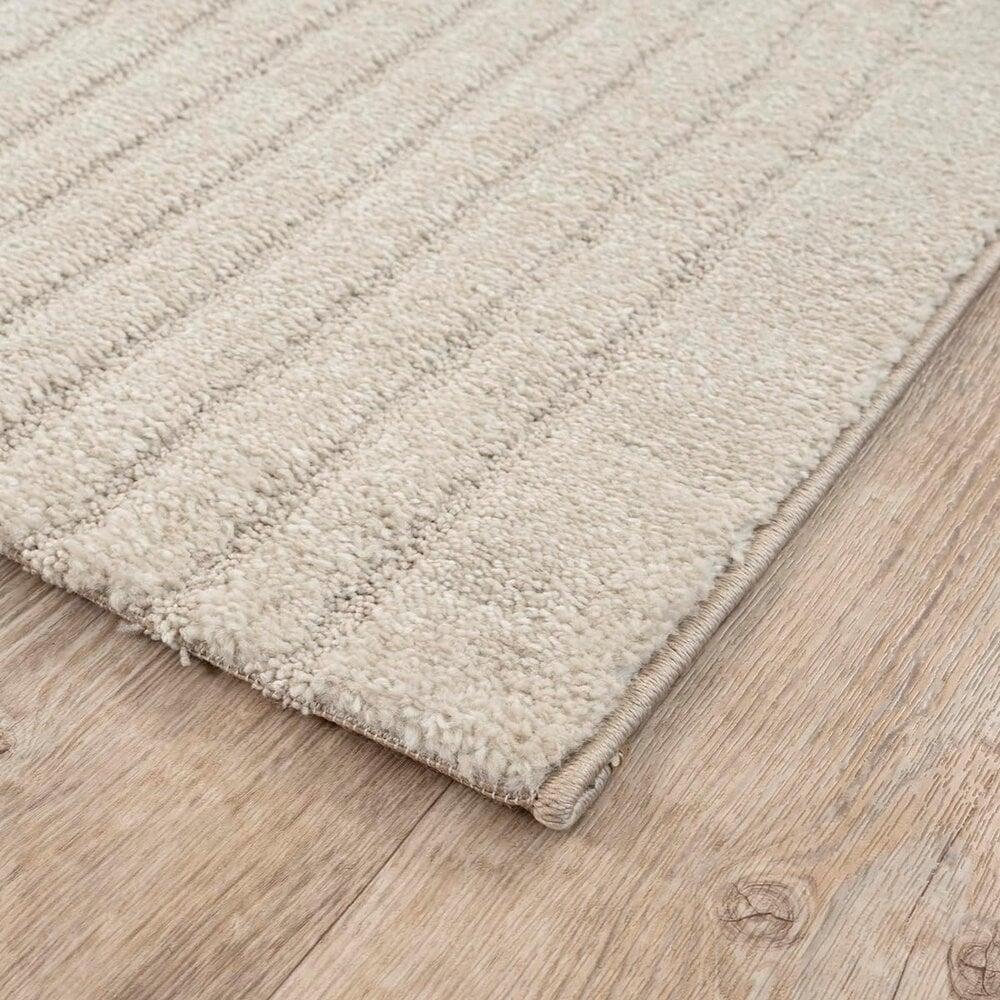 Flycarpets Laagpolig Vloerkleed Theora - Japandi Halve Cirkels - Beige