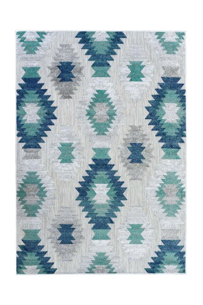 Flycarpets Lilah Indoor & Outdoor Blauw Vloerkleed - Boho