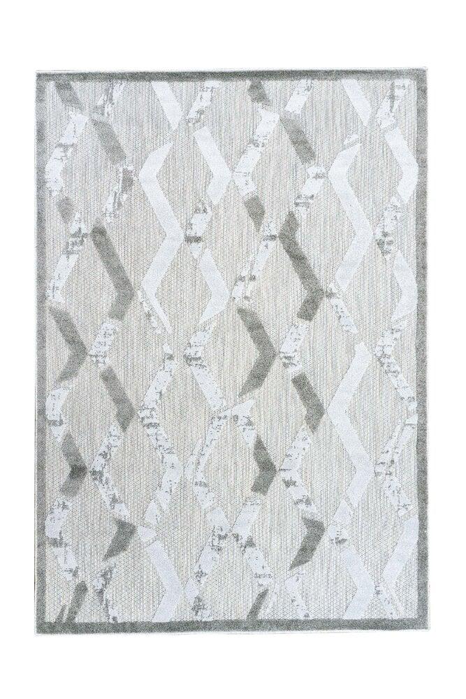 Flycarpets Lilah Indoor & Outdoor Grijs Vloerkleed - Geruit