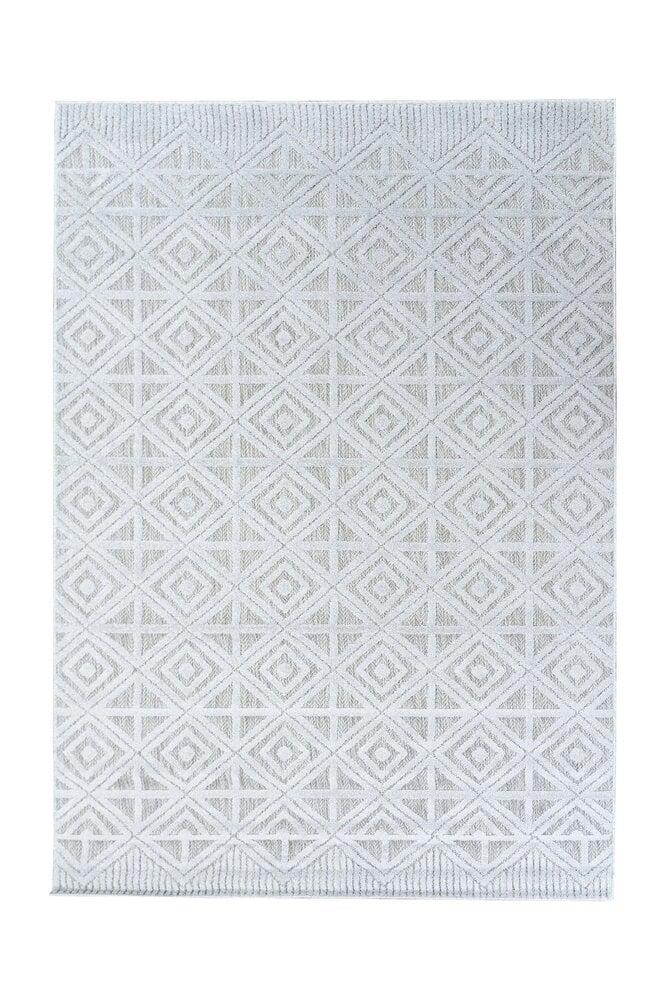 Flycarpets Lilah Indoor & Outdoor Grijs Vloerkleed - Geruit