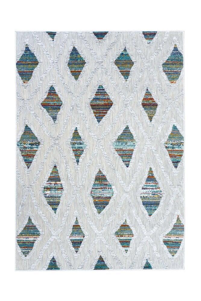 Flycarpets Lilah Indoor & Outdoor Multi Vloerkleed - Geruit