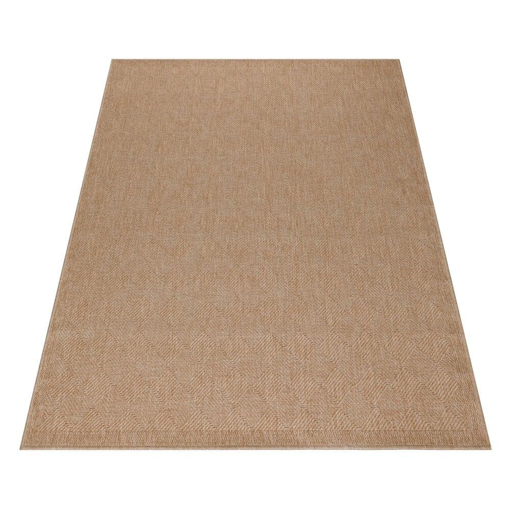 Flycarpets Lucia Naturel Sisal Beige Vloerkleed - Buitenkleed Voor Binnen & Buiten