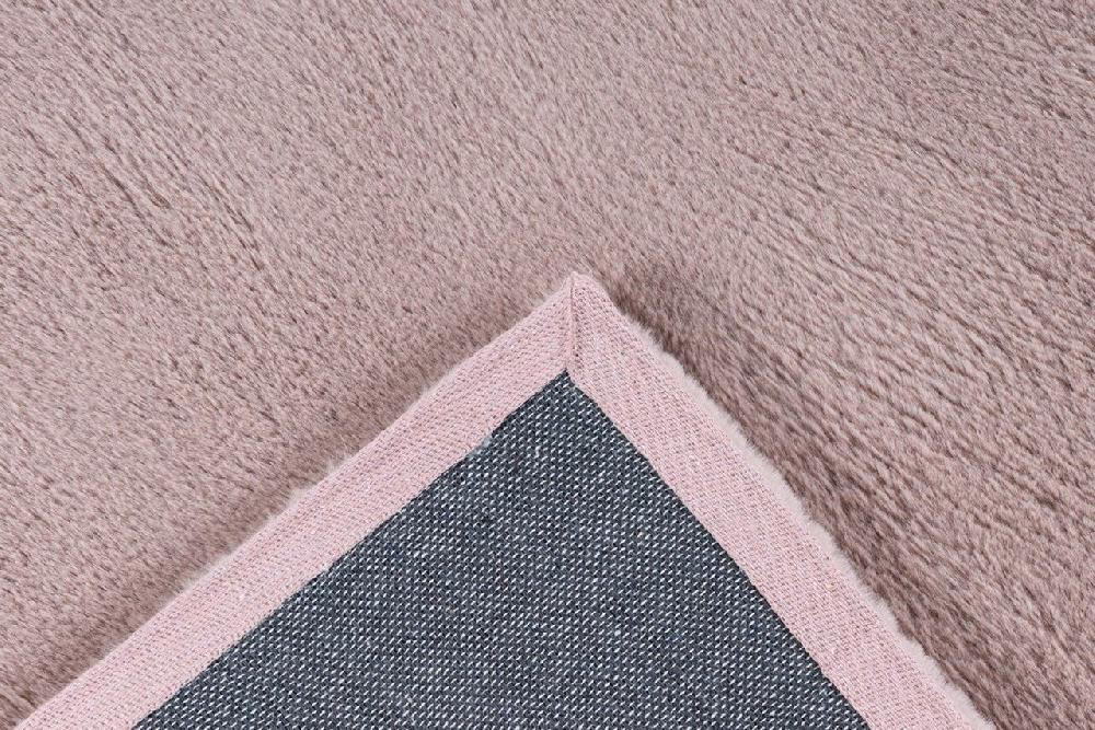 Flycarpets Magna Hoogpolig Pastel Roze Vloerkleed - Effen Zacht