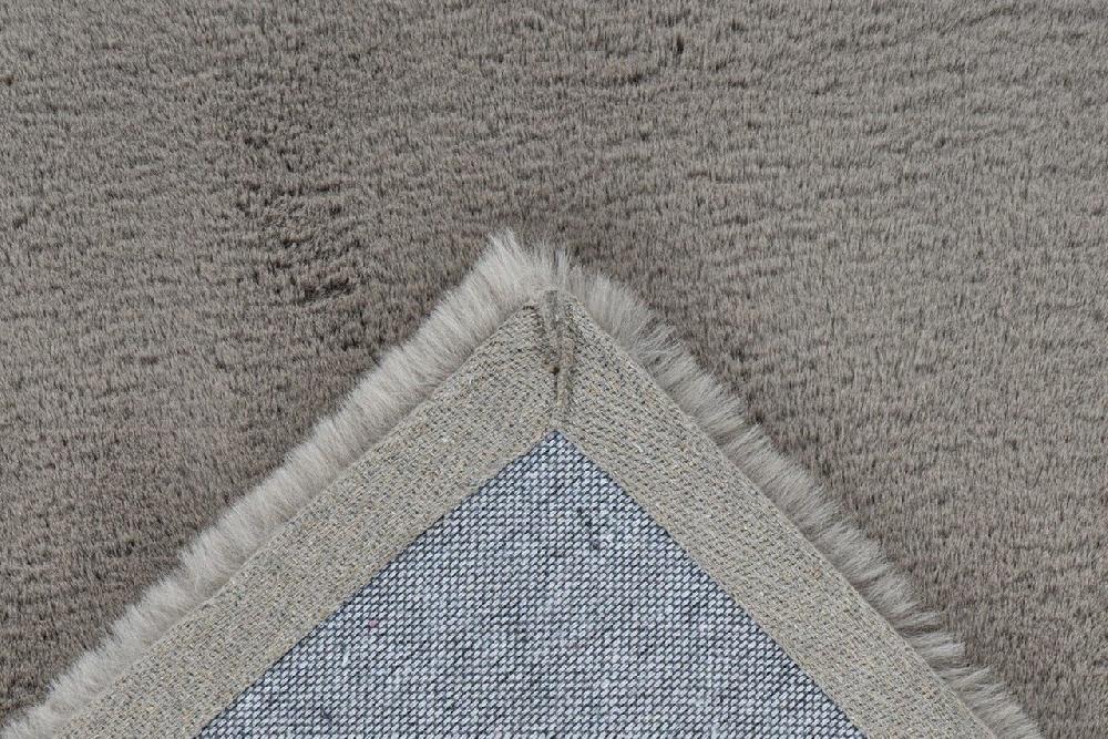 Flycarpets Magna Hoogpolig Taupe Vloerkleed - Effen Zacht