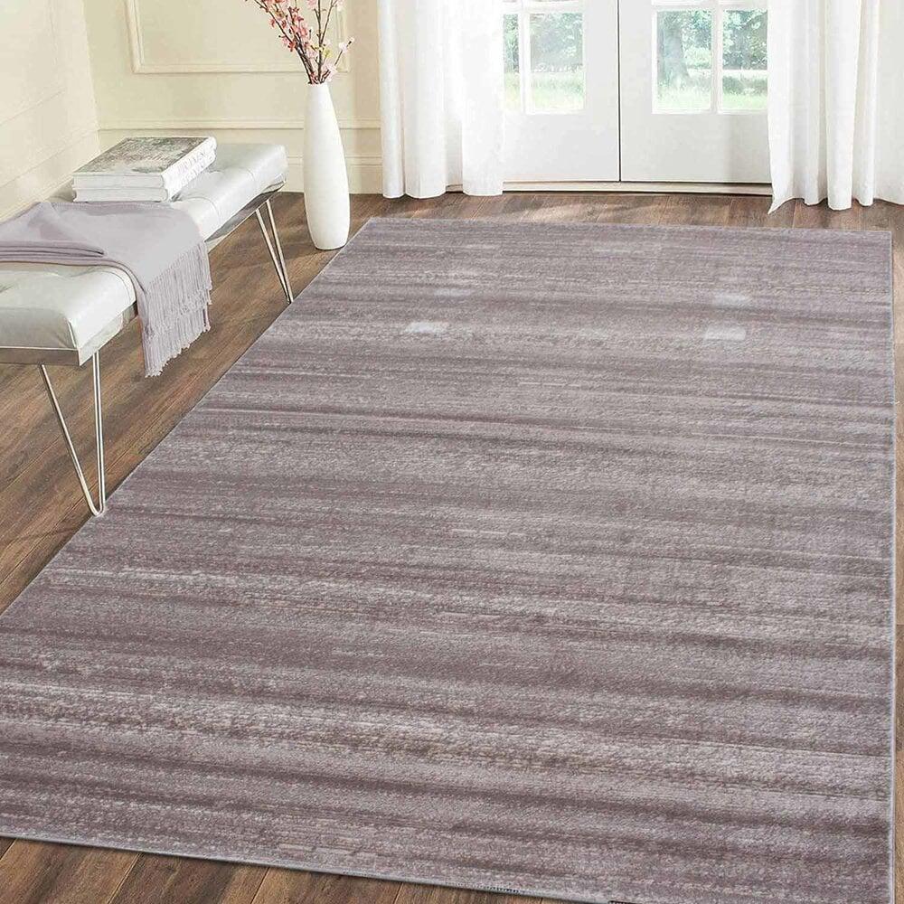 Flycarpets Marlon Modern Beige Vloerkleed - Effen Gestreept