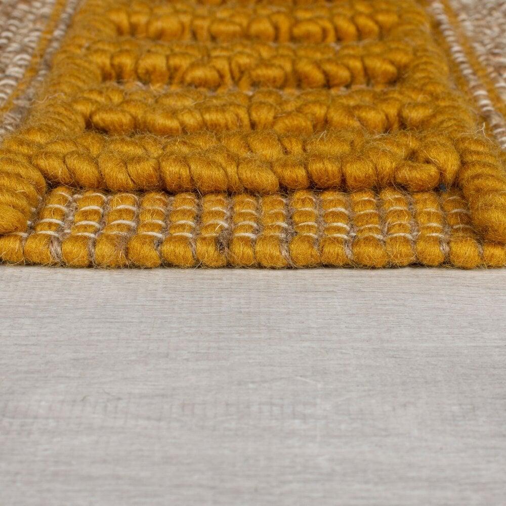 Flycarpets Medina Vloerkleed - Jute - Laagpolig Modern - Naturel / Multi