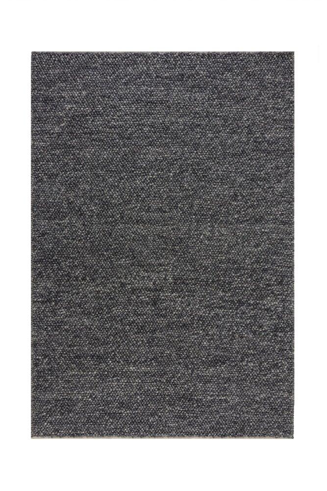 Flycarpets Minerals Uni Vloerkleed - Laagpolig - Wol - Bolletjes Modern - Grijs