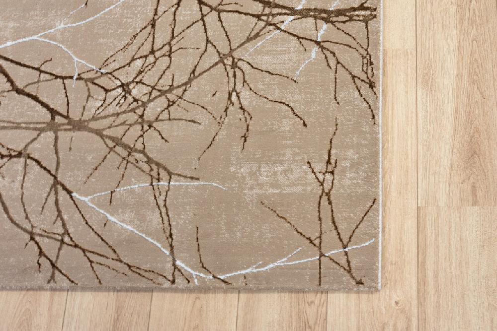 Flycarpets Minye Modern Beige Taupe Vloerkleed - Designer