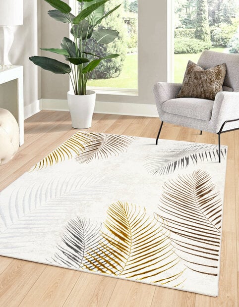 flycarpets Minye Modern Crème Goud vloerkleed - Designer flycarpets Minye Modern Crème Goud vloerkleed - Designer
