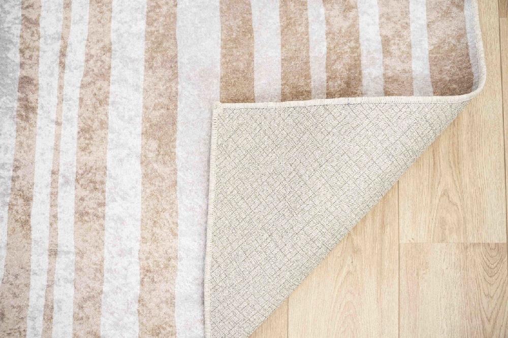 Flycarpets Modern Abstract Japandisch Vloerkleed - Ruby Wasbaar - Beige