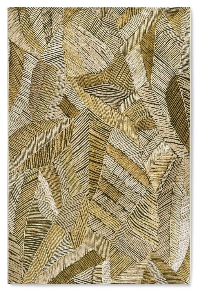 Flycarpets Modern Binnen- En Buitenkleed - Eugene Goud/Zwart