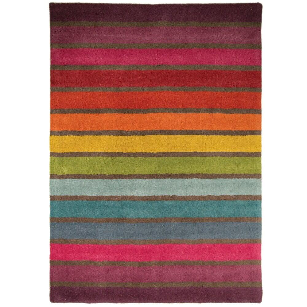 Flycarpets Modern Vloerkleed - Candy - Laagpolig - Gestreept - Multi: Levendige Luxe & Duurzaamheid