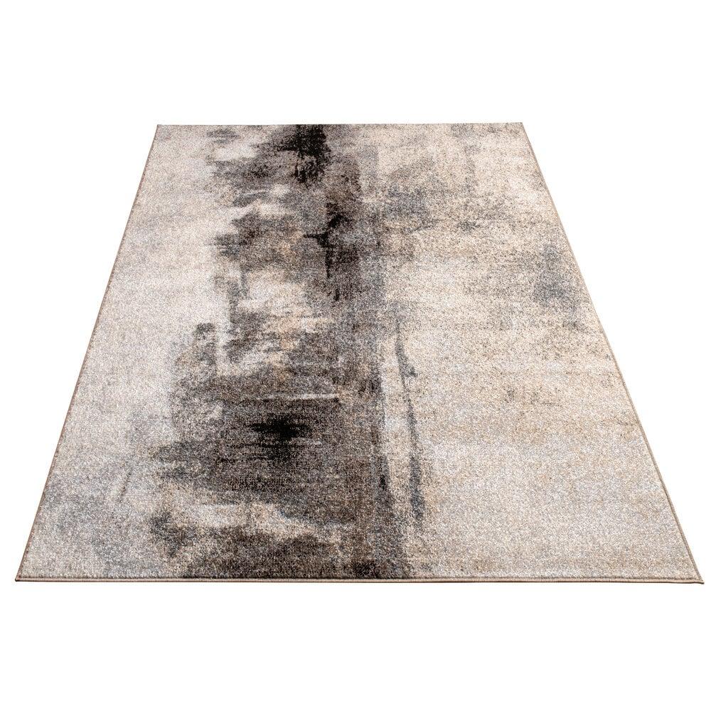Flycarpets Modern Vloerkleed - Monira Beige/Taupe/Grijs