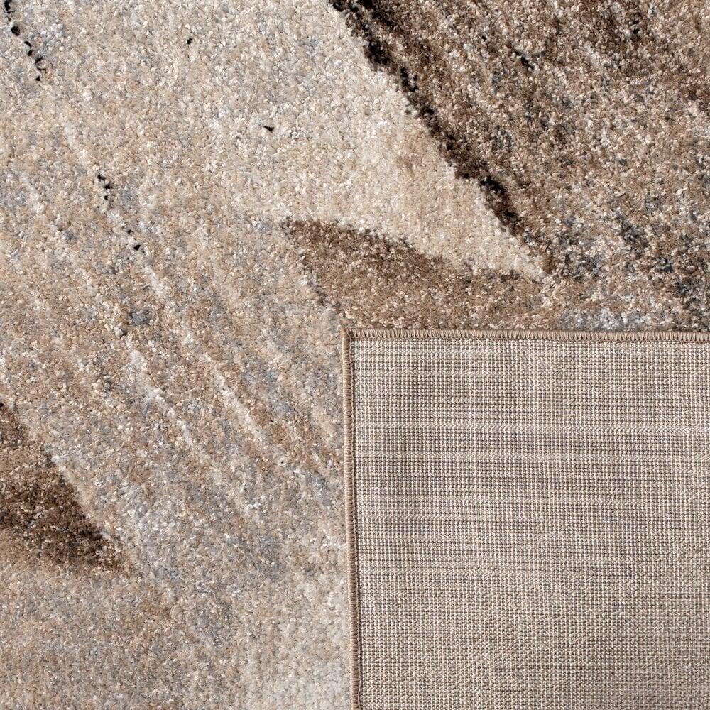 Flycarpets Modern Vloerkleed - Monira Beige/Taupe/Grijs