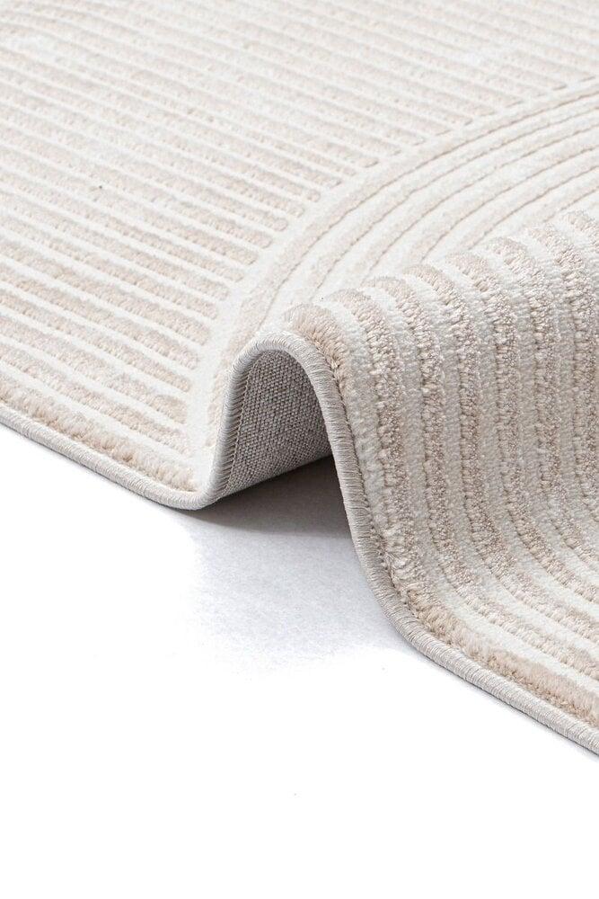 Flycarpets Nara Modern Japandi Stijl Vloerkleed - Beige