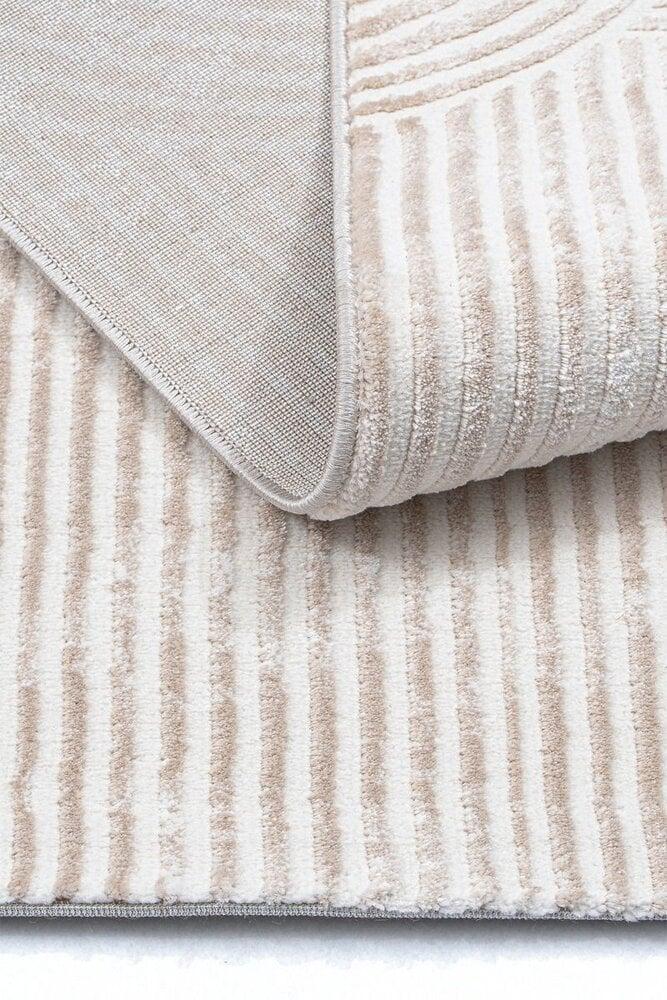 Flycarpets Nara Modern Japandi Stijl Vloerkleed - Beige