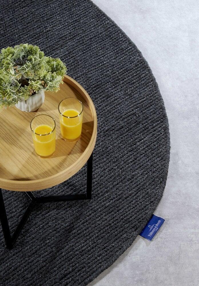 Flycarpets Ovaal Wollen Vloerkleed - Francois Antraciet