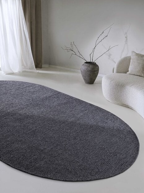 flycarpets Ovaal wollen vloerkleed - Francois Antraciet