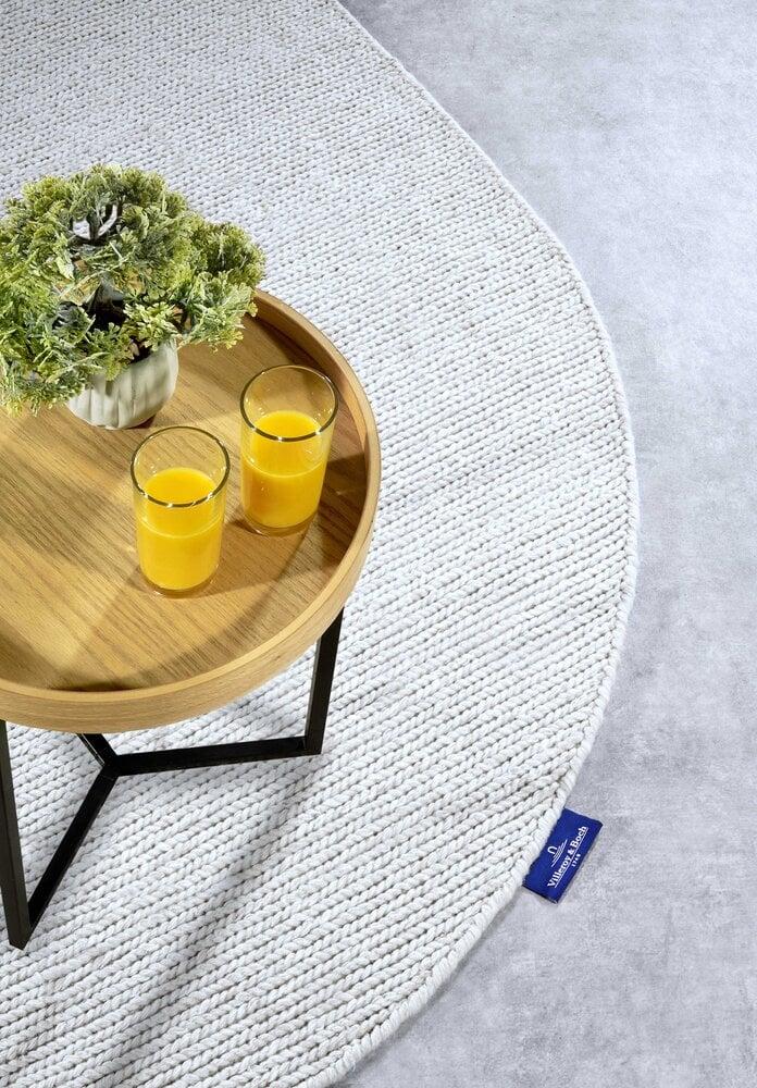 Flycarpets Ovaal Wollen Vloerkleed - Francois Wit/Crème