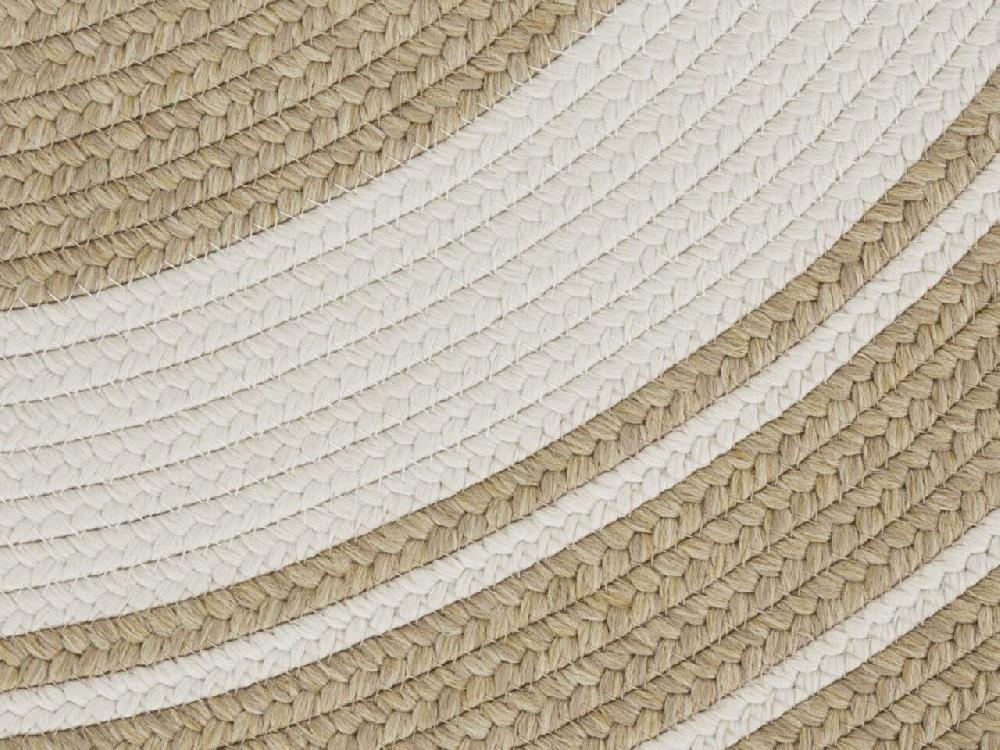 Flycarpets Rond Binnen- En Buitenkleed - Trenzado Beige/Crème