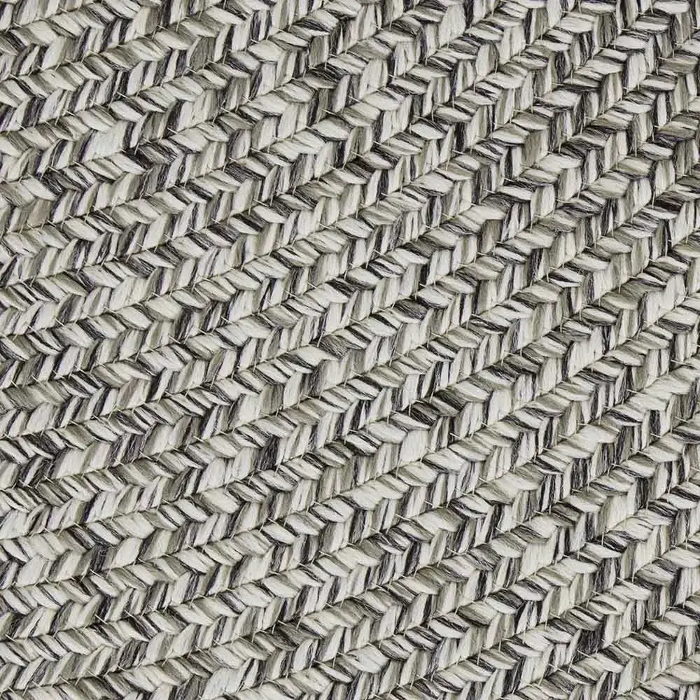 Flycarpets Rond Binnen- En Buitenkleed - Trenzado Grijs Gemeleerd