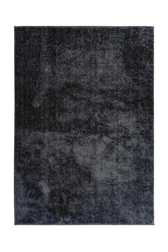 Flycarpets Rosia Vloerkleed - Effen Uni & Wasbaar Hoogpolig - Antraciet