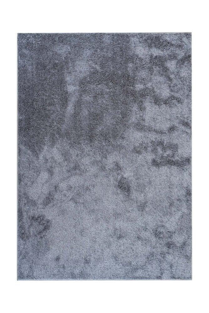 Flycarpets Rosia Vloerkleed - Effen Uni & Wasbaar Hoogpolig - Grijs