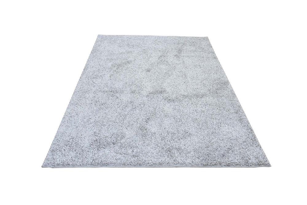 Flycarpets Sida Vloerkleed - Effen Hoogpolig & Wasbaar - Grijs