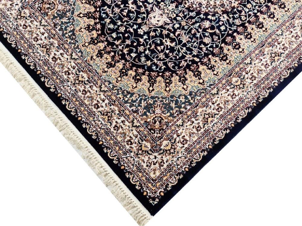 Flycarpets Tachmahal Klassiek Blauw Vloerkleed - Medaillon