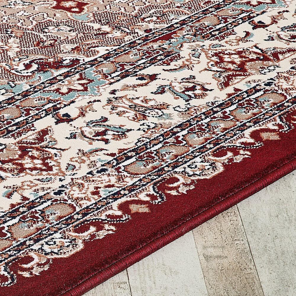 Flycarpets Tachmahal Klassiek Rood Vloerkleed - Medaillon