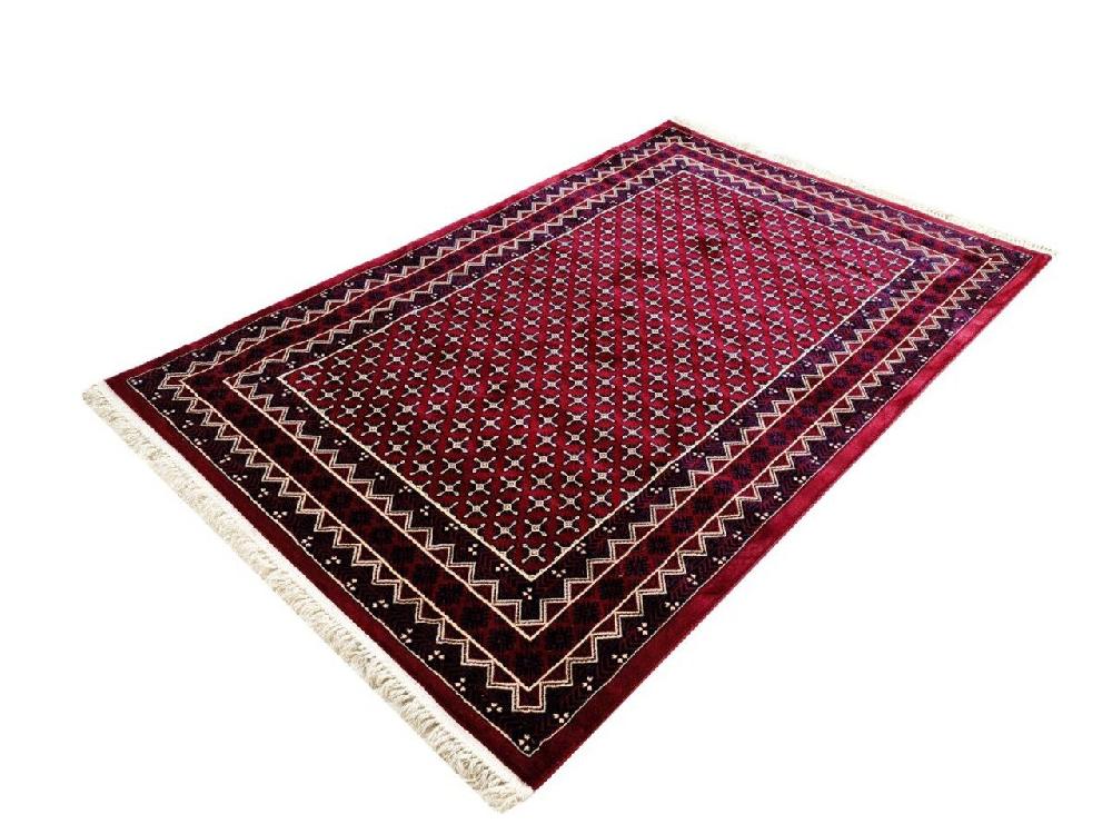 Flycarpets Tachmahal Klassiek Rood Vloerkleed - Medaillon