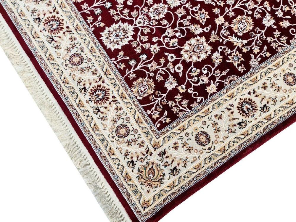 Flycarpets Tachmahal Klassiek Rood Vloerkleed - Medaillon