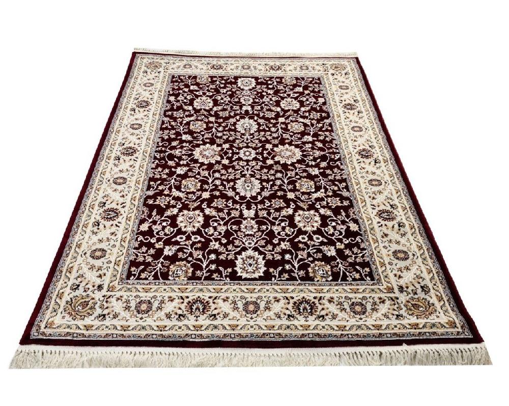 Flycarpets Tachmahal Klassiek Rood Vloerkleed - Medaillon