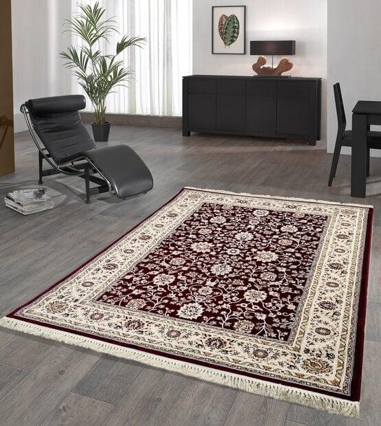 flycarpets Tachmahal Klassiek Rood vloerkleed - Medaillon
