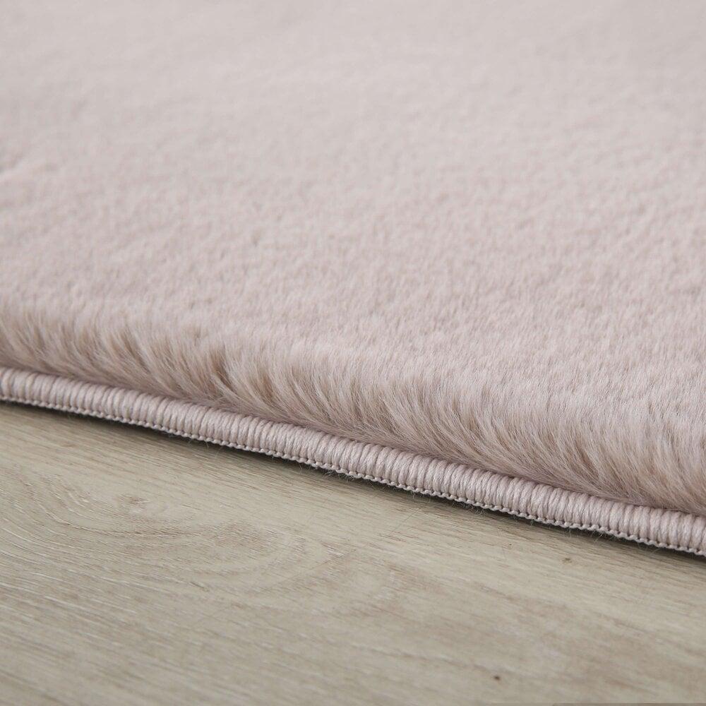 Flycarpets Teresa Hoogpolig Fluffy Beige Vloerkleed