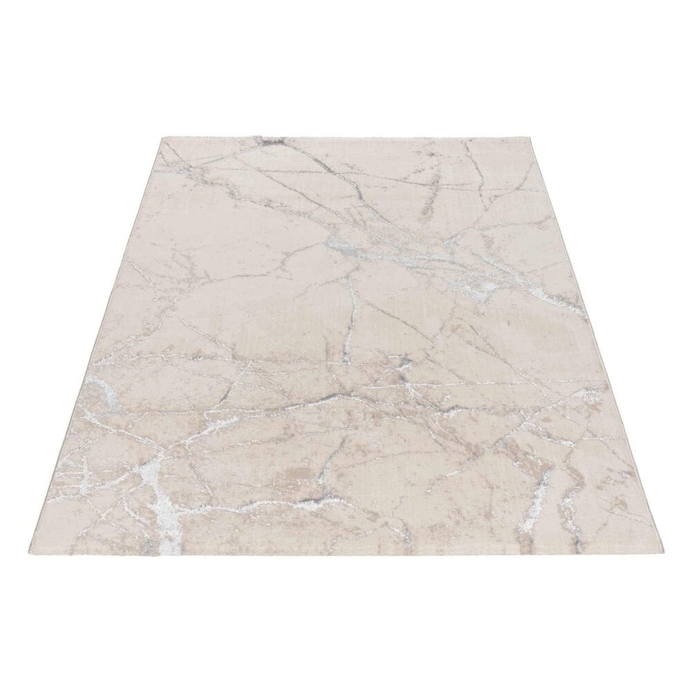 Flycarpets Ursula Modern Zilver Vloerkleed - Designer