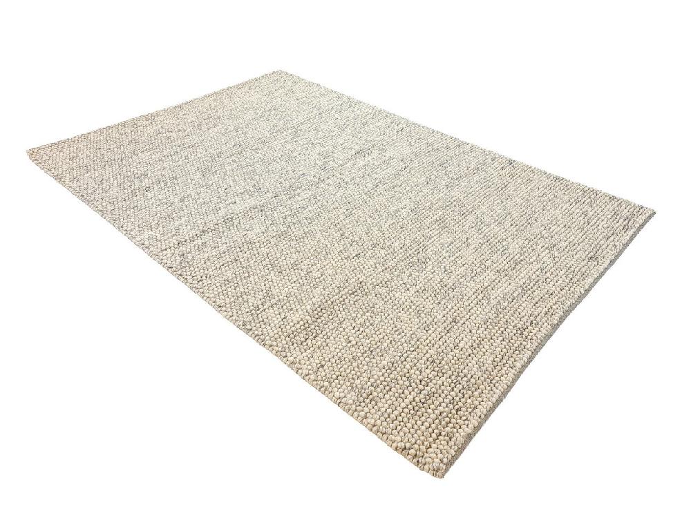 Flycarpets Ventura Bolletjes Grijs / Crème Handgemaakt Vloerkleed