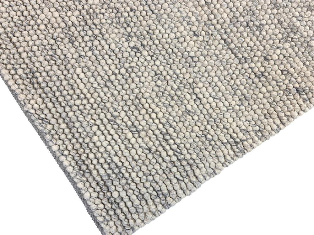 Flycarpets Ventura Bolletjes Grijs / Crème Handgemaakt Vloerkleed