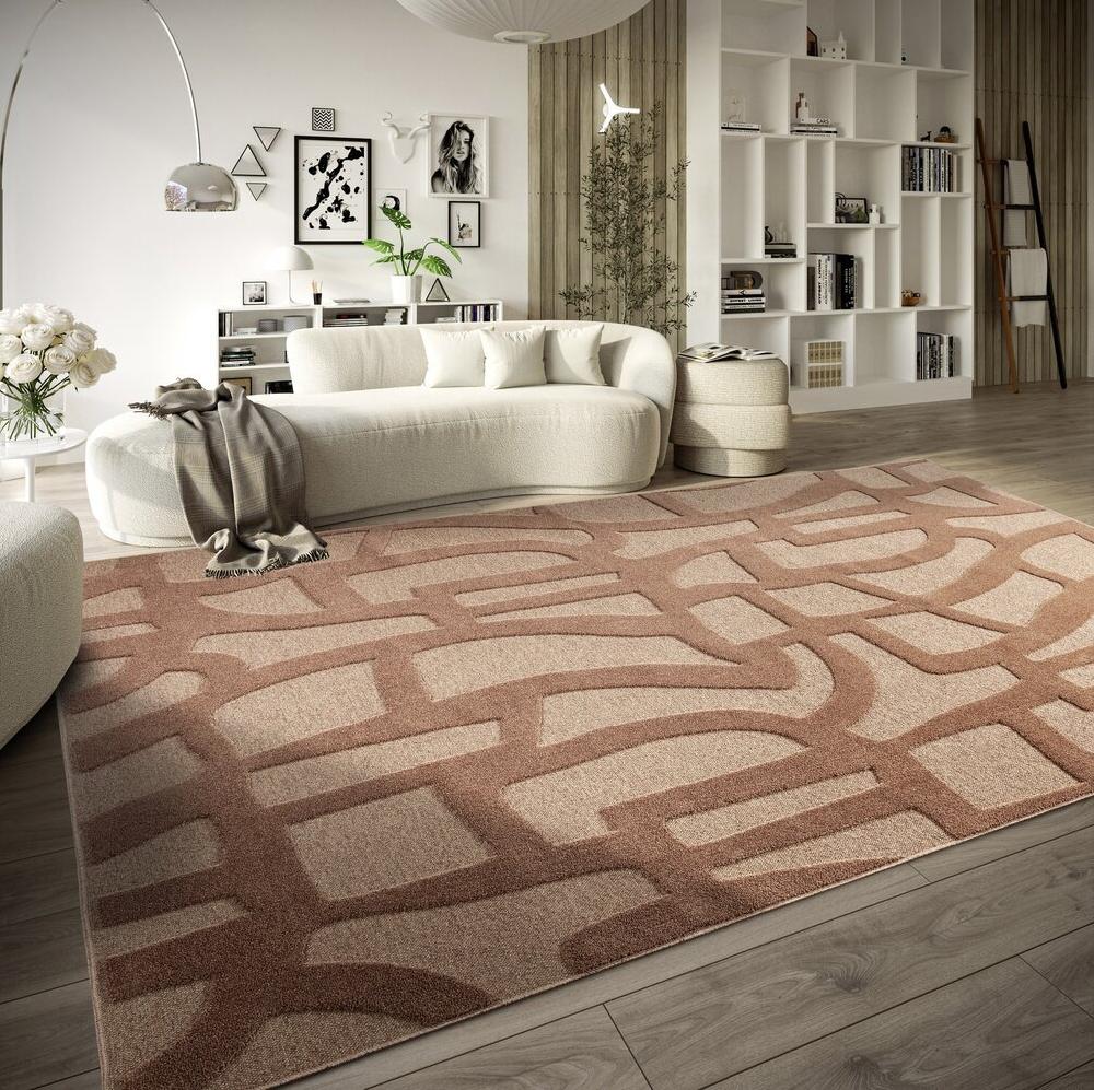 Flycarpets Villeroy & Boch - Laagpolig Vloerkleed - Therese - Koper