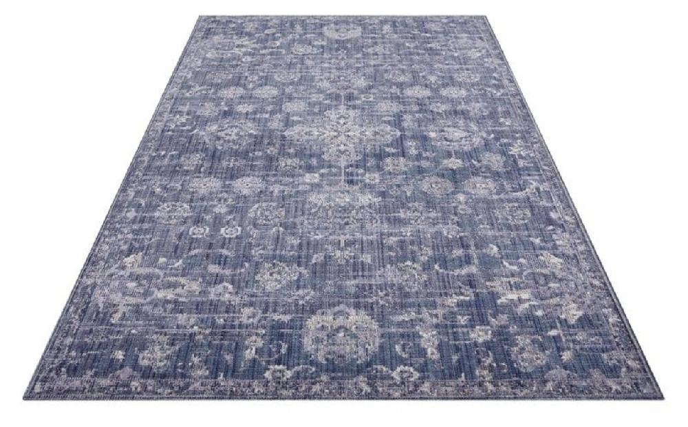 Flycarpets Vintage Binnen- En Buitenkleed - Alexandria Blauw