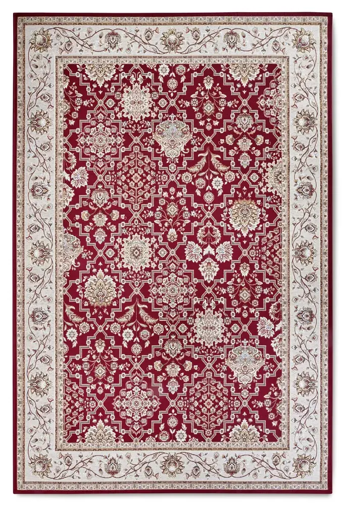 Flycarpets Vintage Binnen- En Buitenkleed - Pierre Rood/Crème