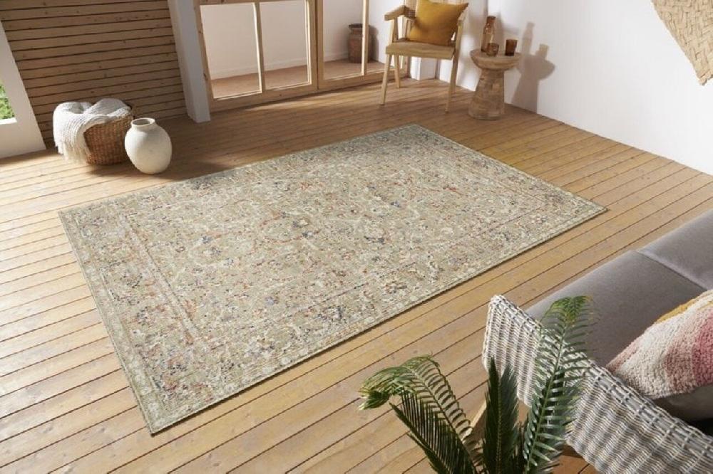 Flycarpets Vintage Binnen- En Buitenkleed - Sues Crème