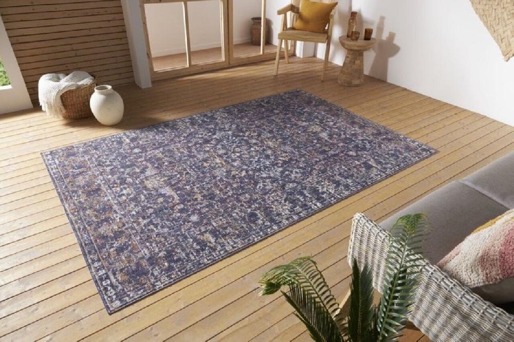 Flycarpets Vintage Binnen- En Buitenkleed - Sues Paars/Multi