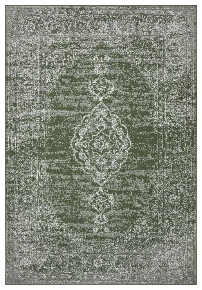 Flycarpets Vintage Laagpolig Vloerkleed - Gloria - Groen