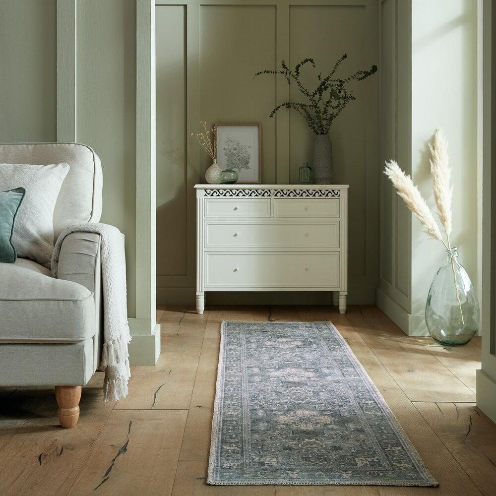 Flycarpets Vintage Loper - Windsor Traditioneel Groen