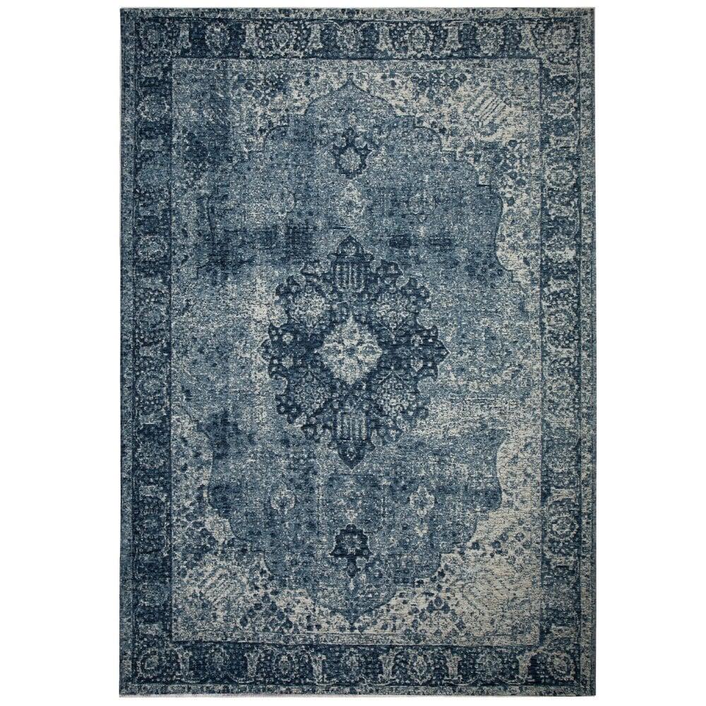 Flycarpets Vintage Vloerkleed - Antique Traditioneel Blauw