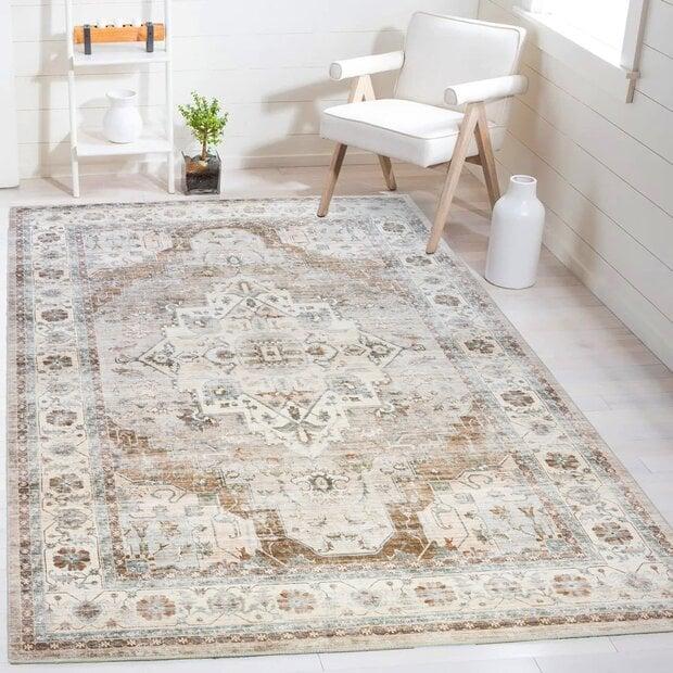 flycarpets Vintage vloerkleed - Burano Taupe/Grijs/Beige