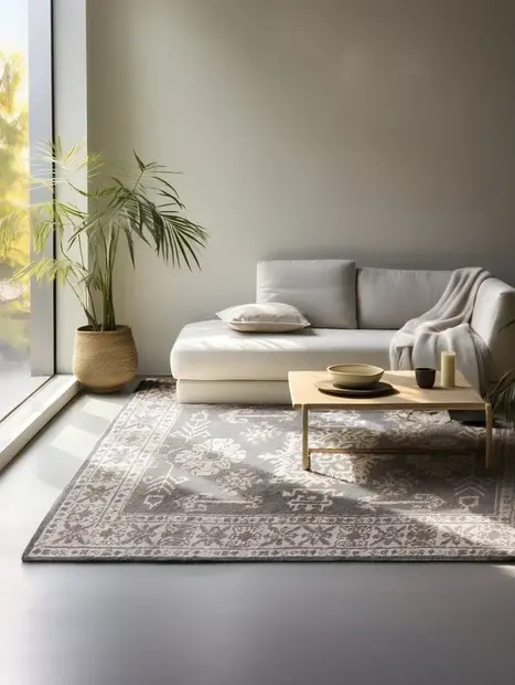 flycarpets Vintage vloerkleed - FlÃ£â€“De Grijs/Bruin