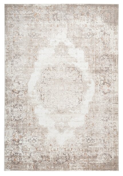 flycarpets Vintage vloerkleed - Paris Medaillon Taupe